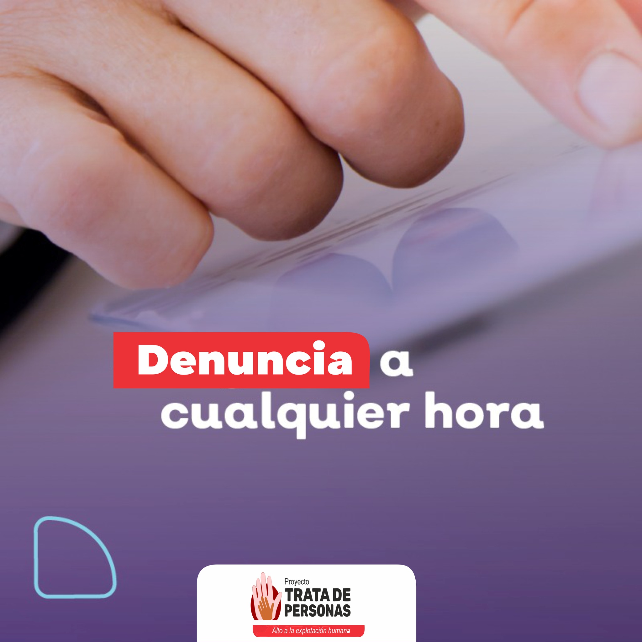 Denuncia la trata de personas: parte 1