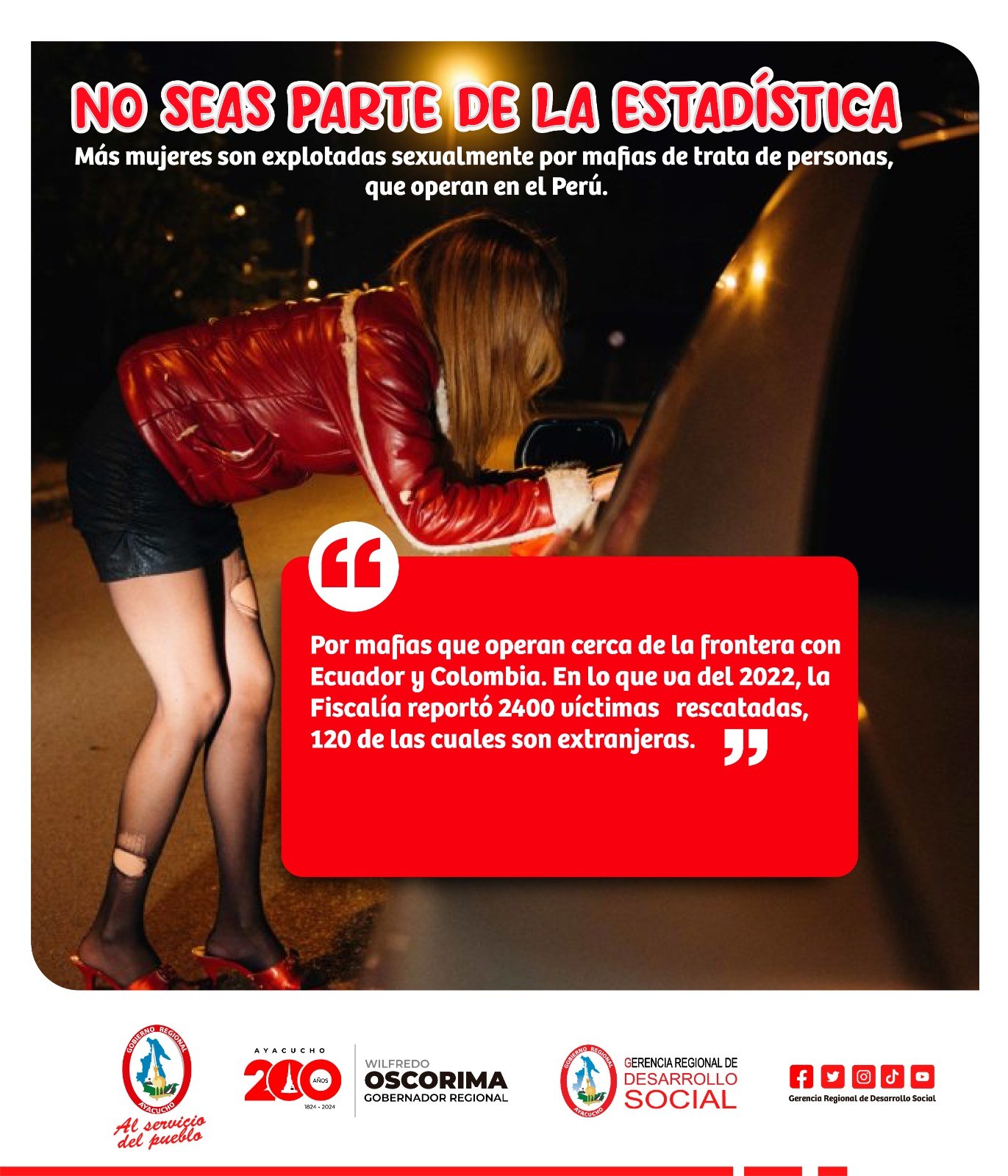 No seas parte de la explotación