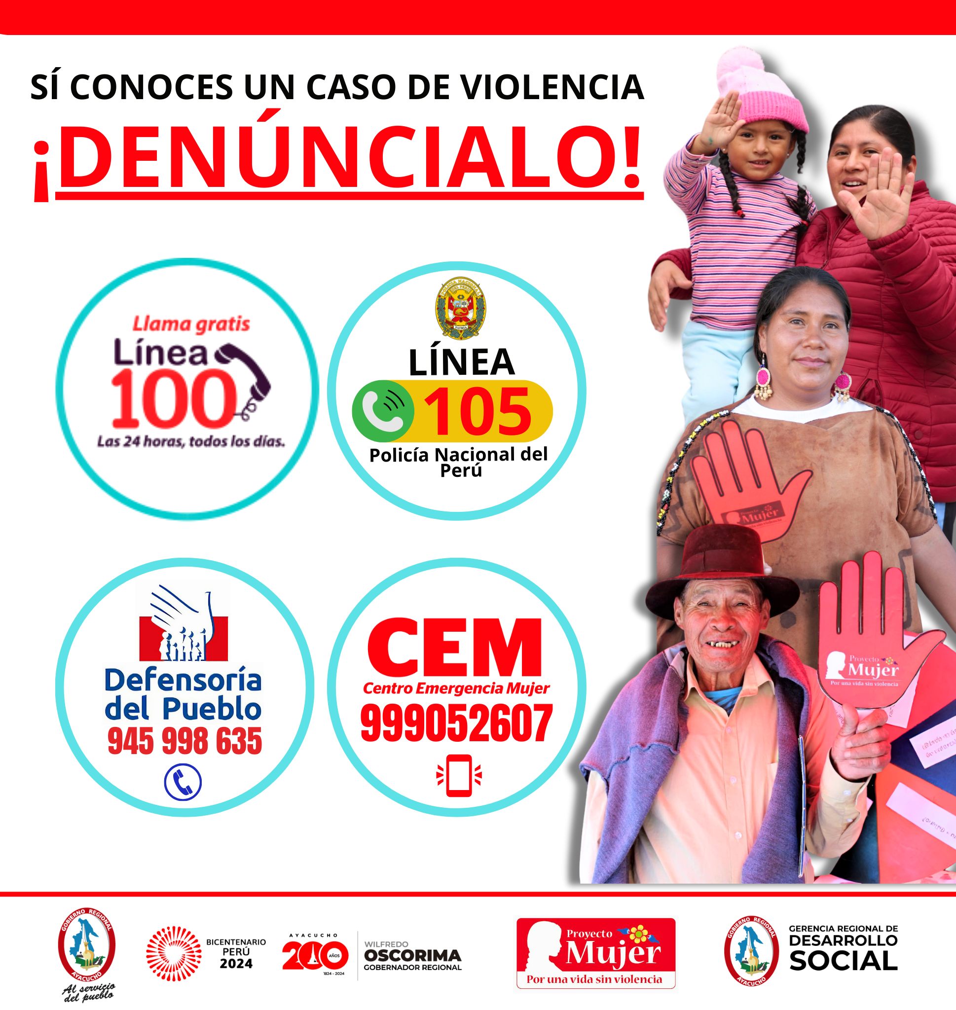 Denuncia casos de violencia